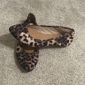Size 8 Cheetah Print Flats